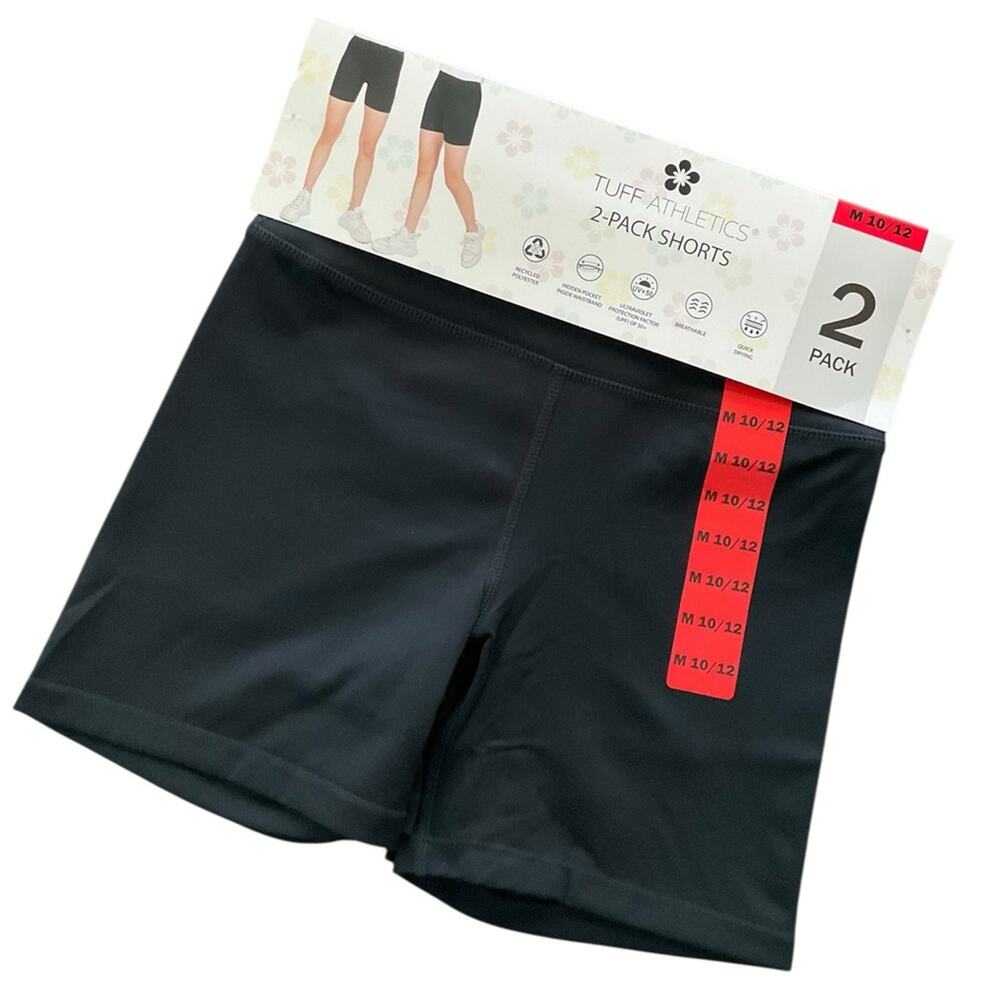 Tuff Girls Athletics Youth 2-pack Bike Short Size Medium NWT - Picture 3 of 9